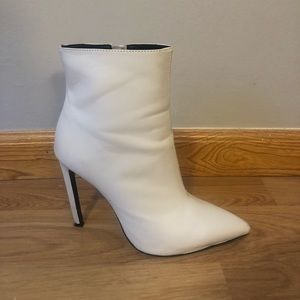 Freddie Bianca White Booties